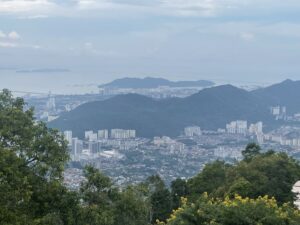 ペナンヒルの山頂からみた景色